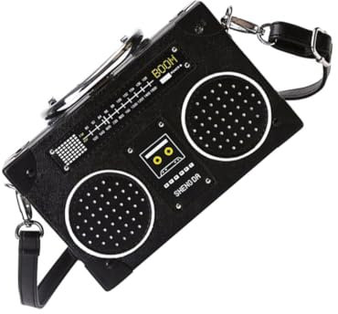 TINEASUR Damen Schulter Tasche Im Radio-stil Schlicht Und Filigran Mit Verstellbarem Und Abnehmbarem Gurt Für Schule Dating Camping Und Arbeit Umhängetasche Für Frauen Langlebig Und Modisch