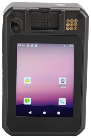 Annadue Kleine Körperkamera 4K, Weitwinkel-HD-120°-Infrarot-Nachtsicht-Polizeikamera Zur von Video, Ton und Foto, für Polizei, Militär, Sicherheit und Strafverfolgung