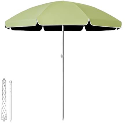 Garden parasols, 6.5ft Patio Umbrella,large Outdoor Umbrella,patio Covers For Shade And Rain,For Sand Patio For Garden Backyard Swimming Pool