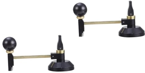 EXCEART 2 Pz Coltello a Bussola Utensili da Taglio a Specchio tagliapiastrelle Tagliacircolare con Ventosa Tagliacircolare con Scala Graduata Strumento tagliavetro Compasso tagliavetro