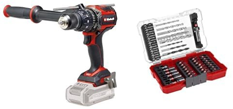 Einhell Professional Taladro percutor con batería TP-CD 18/120 Li-i BL-Solo Power X-Change 18V, sin escobillas, 120 Nm, func. de perfor. por percusión, portabrocas de 13mm +Einhell M-Case 39P