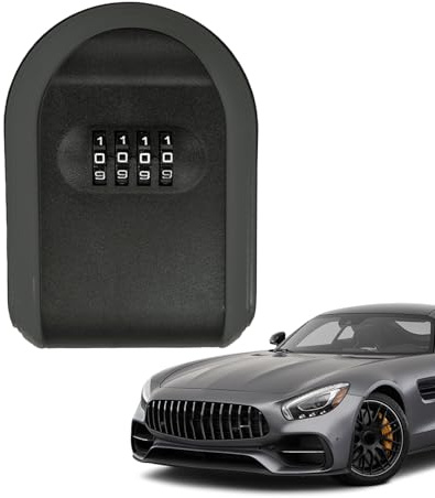 Einen Wichtigsten Magnetischen Auto Ausblenden - Wasserdichtes Sicherheitsschaden Für Ersatzschlüssel, Anti -Diebstahl Unter Autospeicher | Verdickter Magnetbox Mit Deckel, Sicherer Sicherungsbehälter