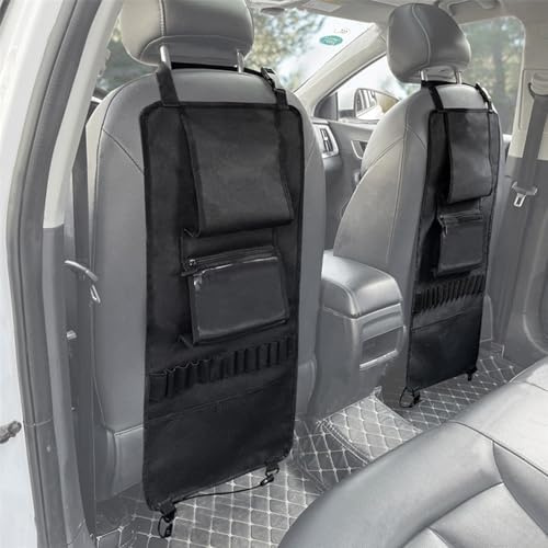 Generisch Gewehrhalter Auto Rücksitz – Waffenhalterung für Auto, Pickup & SUV, Verstellbarer Gewehrständer mit Klettverschluss, Robustes Oxford-Gewebe, Ideal für Jagd & Outdoor (Schwarz)