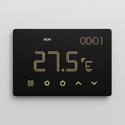 gloca Termostato Da Incasso 230V Display Touch (Nero)