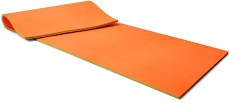 Flytande vattendyna, flytande skumdyna for vattenrekreation och avslappnande dyna for husdjur poolmadrass for fest(Orange,2.7mx1.2mx3.3cm)