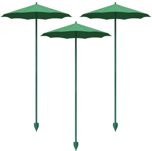 Pflanzenschirm Für Schatten - Sonnenschutz Für Blumen Im 3er Set | Pflanzensonnenschutz-Abdeckung - Fuer Gaertner Balkongemuese Junge Straeucher Wachstum Terrasse Blumenbeet Gewaechshaus
