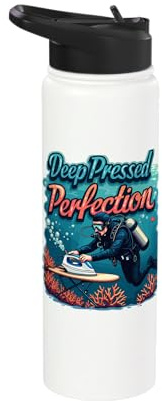 Extreme Ironing Competitive Funny Sport Adventure Challenge Stainless Steel Insulated Water Bottle