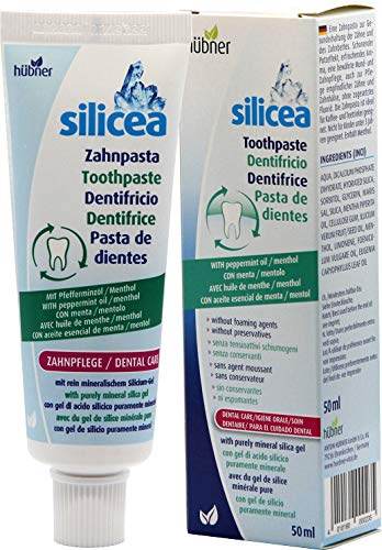Hübner Silicea Zahnpasta mit Pfefferminz, 3 x 50ml