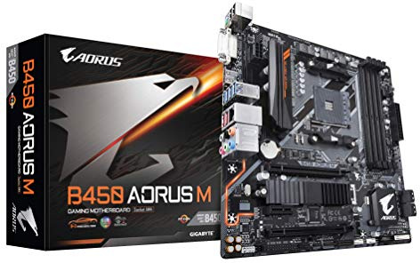 Gigabyte B450 Aorus m AM4/B450/DDR4/S-ATA 600/Micro ATX Sockel - Schwarz B450 Aorus M