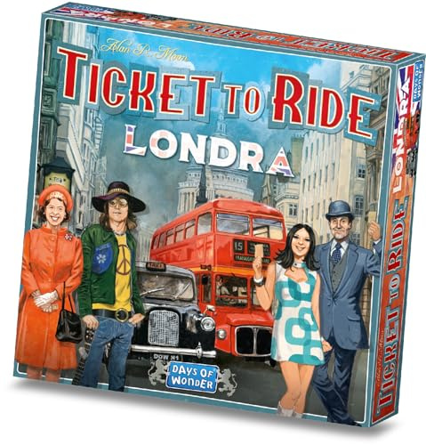 Asmodee - Ticket to Ride London Brädspel Hel på italienska, singel, 8514