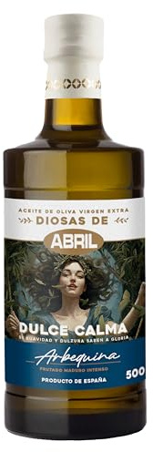 ABRIL - Aceite de Oliva Virgen Extra, Variedad Arbequina, Toque amargo y picante con intensidad baja (500 ml - Caja de 6 botellas)