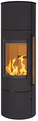 H&M Germany Kaminofen EVO 2.1 XL Stahl Schwarz Ofen Heizofen Holzofen Kamin 7kw