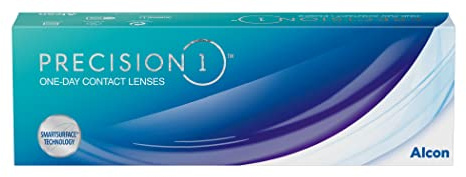 PRECISION1 lenti a contatto giornaliere | 30 pz | +04.00 dpt | Lenti a contatto con tecnologie Smartsurface: Affronata la tua giornata con 16 hore di comfort. CB 8,3 mm e DIA 14,2 mm