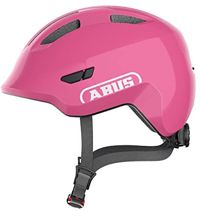 ABUS 67271 Fahrradhelm, Pink (Shiny Pink), S (45-50 cm)