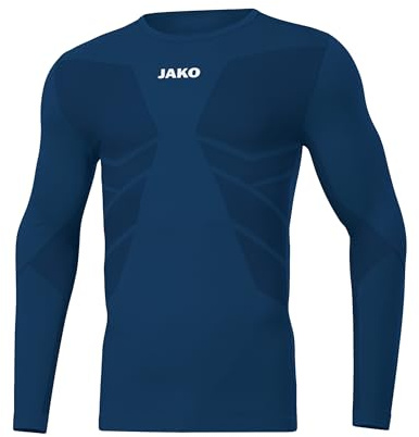 JAKO Herren Longsleeve Comfort Recycelt, Navy, L