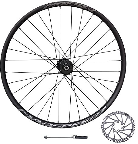 Madspeed7 QR 26 (ETRTO 559x20) MTB Mountain Bike FRONT Wheel + 160mm Disc Rotor - Sealed Bearings (6-Bolt) Disc Brake Hub (Very smooth hub)