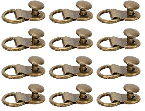 100 Sets Leder Ösen Schnalle Messing Schnürsenkel Haken Nieten Haken Schuh Leder Tasche DIY Nieten Öse