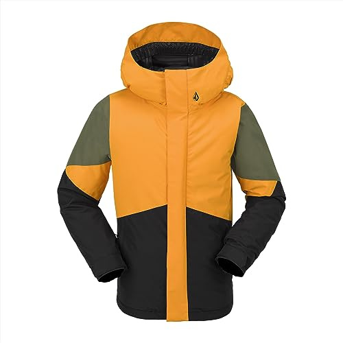 Volcom Boys' Vernon Insulated Snowboard Winter Jacket, Gold S4
