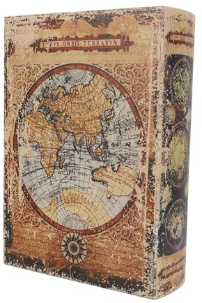 Boîte à Livres Décorative, Faux Livres Grande Capacité, Accessoires de Photographie et Stockage pour Déco Européenne