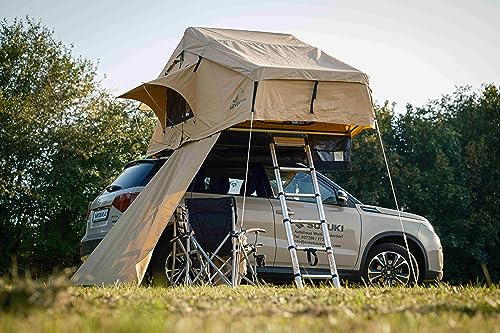 Adventure Xperience Seitenwand für Dachzelte, Seitenschutz für die Kederleiste, Dachzelt Zubehör, Universell für Klappdachzelte