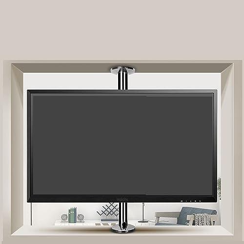 QICBYING LCD TV 360 Grad Drehbarer Rahmen Bodenständer Trennwand Drehbares Gestell Drehbare TV-Schrank Drehbare Basis, Für 32-55 Zoll TV (Size : 66-82CM)