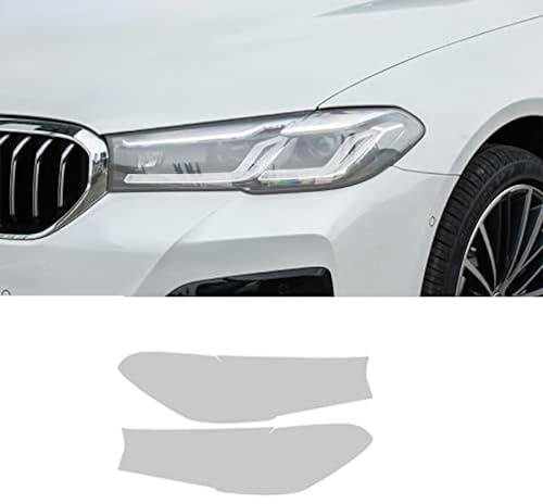 SCurti Auto Scheinwerfer Folie Für BMW 5er G30 G31 M5 Facelift 2021 2022 Auto-Scheinwerfer-Schutzfolie, Frontlicht, transparent, geschwärzt, Tönung, Vinyl-Aufkleber