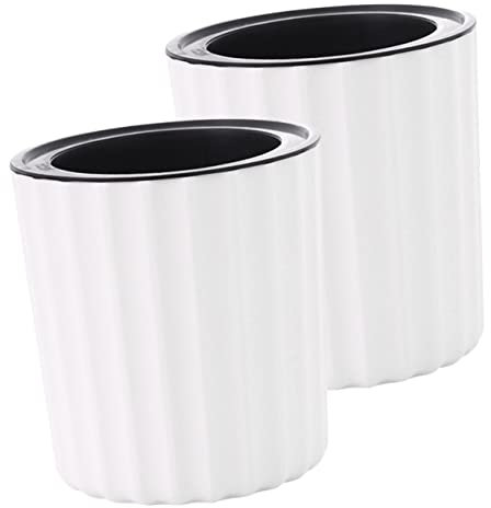 Happyyami 2piezas Lavabo Autocebante Color Claro Macetas Decorativas de Resina para Plantas Riego Automático para Balcones y Oficinas