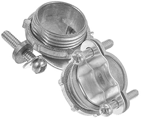SHINEOFI 2pcs Cable Clamp Metal Cable Connector 3/4 Inch Nm Zinc Alloy with Aging Resistance Impact Resistance for Electrical Conduit