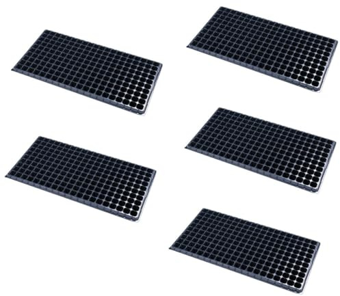 SUPVOX Vassoio Germinazione 200 Celle per Piante Vassoi Avviamento per Verdure e Set da 5 Pezzi Resistente Siccità e