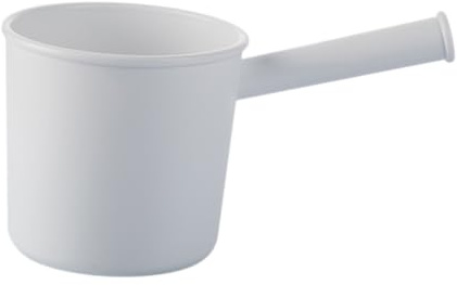 KICHOUSE Pelle à Eau Plastique Blanche Cuillère à Eau Pour Laver Légumes Et Fruits Avec Manche Long