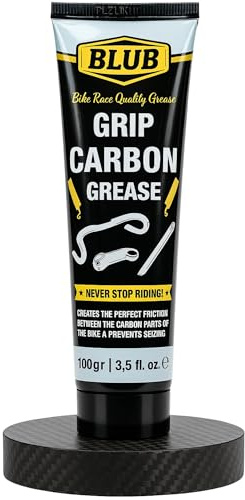 BLUB Velo Carbone Fett, 100 g, Montagepaste, Carbon und Aluminium | Geräusch- und Rissschutz, Drehmomentreduzierung, Korrosionsschutz, wasserbeständig, Sattelstütze, Vorbau und Lenker