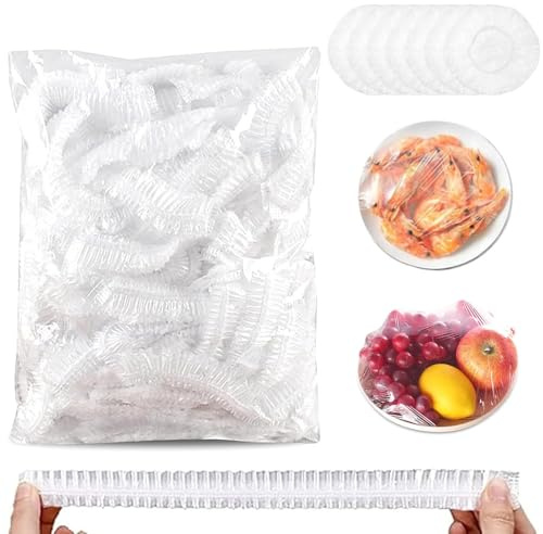 300 Pièces Charlotte Alimentaire Reutilisable Couvercles Alimentaires Élastiques Film Alimentaire Reutilisable Sac De Conservation Frais Sacs De Conservation Frais Pour Garder Les Aliments Frais