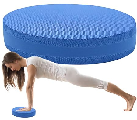 SVCEQZE Balance Pad Rund, 28 X 17 X 6 Cm Balance Matten, Yoga Balances Pad, Stabilitätspolster, Übungs-Balance-Pads, Stabilitätstrainer-Pad, Ganzkörpertraining Balances Pads Für Fitness, Yoga, Physi