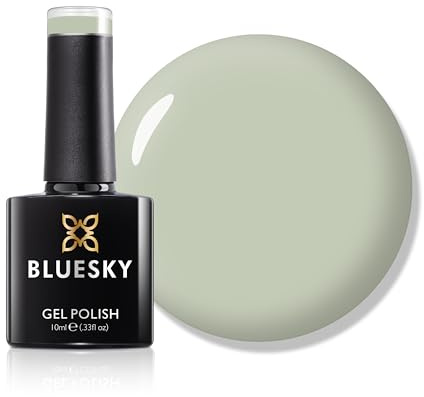 Bluesky Gel Nail Polish 10ml, Gentle Grass - AW2509, Green Gel Nail Polish for 21 Day Manicure, Professional, Salon & Home Use, Requires Curing Under LED UV Nail Lamp