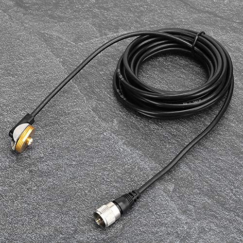 Ausla Cavo Coassiale, Cavo di Prolunga in Rame RG-58/U a Bassa Perdita 5M per Radio Mobile Compatibile con