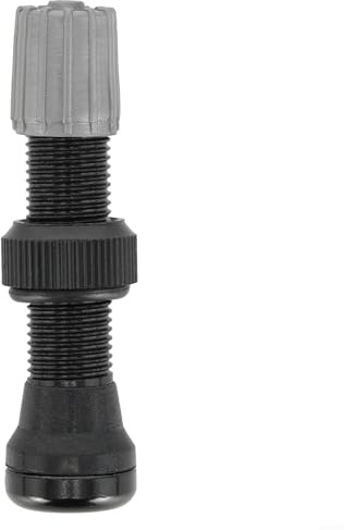 Jotekonoby Stainless Steel For Bicycle Tubeless Valve 40mm for Bike Wheels, Core Compatible with Tubeless Rim Setup, Tire Sealant Resistant Valve Stem(Black)
