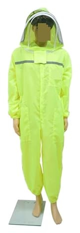 Traje de apicultor transpirable con incorporado, trajes profesionales apicultura, traje, equipo Alta Eficiencia(3XL)
