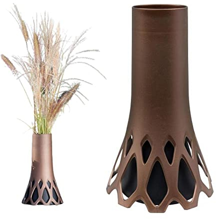 Plastia Grabvase Roseta mit Sockel Gewicht Bronze 1 L