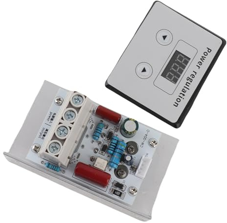 Regulador de voltaje digital, controlador digital, regulador de voltaje de alta potencia, regulador de velocidad de motor eléctrico, termostato CA 220 V 80 A