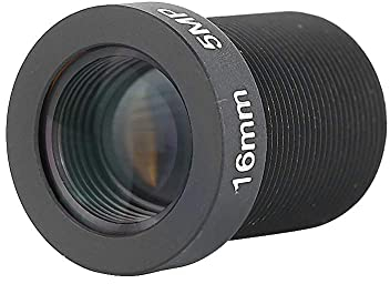 Obiettivo Grandangolare, 16 mm 5 mp F/2.0 Ad Alta Definizione Obiettivo A Fuoco Fisso Lens M12 Utilizzato Per Obiettivo CCTV Adatto Per La Maggior Parte Dei Modelli Di Fotocamera