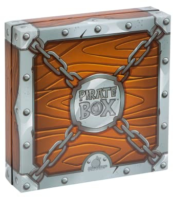 Blue Orange, Pirate Box, Familienspiel, Gedächtnisspiel, 2-4 Spieler, Ab 8+ Jahren, 15 Minuten, Deutsch, Mehrsprachig