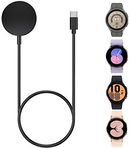 CAVN Ladegerät Kompatibel mit Samsung Galaxy Watch 8/7/7 Ultra/6 /6 Classic /FE /5 Pro/5/4 4 Classic/3 Induktive Ladekabel, Tpy-C Ladestation Schnell Aufladekabel für Galaxy Watch 8/7 Ultra 7 6 5 4 3