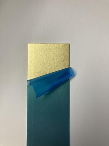 Finborstad mässing L x B x H 2500 x 30 x 0,5 mm, självhäftande tennremsor, plåtsnitt, bländning, dekorremsor, lister, täcklist, fönsterlist, rostfritt stål V2A ..