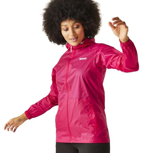 Regatta Womens Pack-It III Waterproof Packaway Jacket - Pink Potion - 16