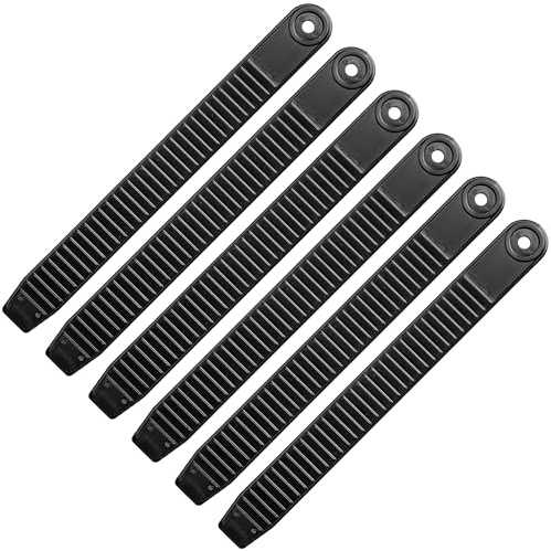Shupakul 6 attacchi per caviglia da snowboard, 20 x 2 cm, cinghie di ricambio con viti per sistema di fissaggio con cinghie per snowboard e sci