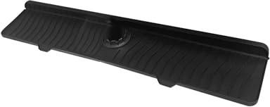 Gitohoni Paraspruzzi per rubinetto per lavello da cucina, 61 cm, grande tappetino drenante in silicone, raccogli gocce d'acqua per casa colonica, lavandini in gomma, estensore per bar, camper, bagno