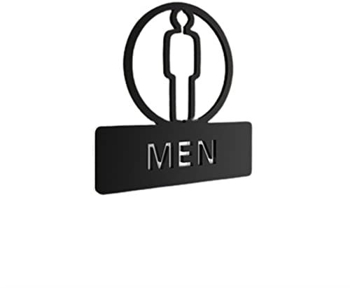 Dntum Hochwertige Acryl-Türaufkleber, Beschilderung, Toilettenschild, Hausnummer, Wc, Badezimmer, Männer Und Frauen, Hinweisschild, Individuelle Schilder