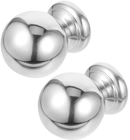 BESPORTBLE 2pezzi Decorazione Per Fencing Inossidabile Palle Sferiche Eleganti Finial Per Recinzioni Facile Installazione e Alta Resistenza Ai Graffi Per e Cortili