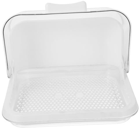 JOINPAYA 1pezzi Contenitore Per Scolapiatti Da Cucina Porta Bottiglie Per Mamma Contenitore Per Bottiglie Coperchio Ribaltabile Colore Bianco Adatto Per Ragazza