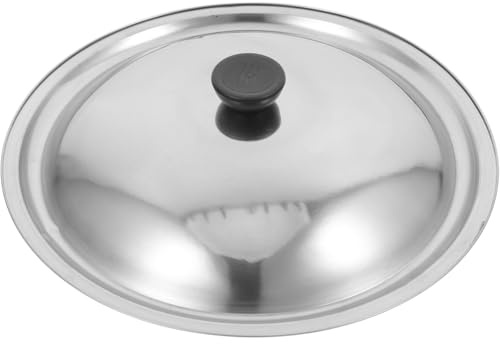OFFSCH Robuster Edelstahl Pfannendeckel 27,5cm Mit Verschleißfestem Griff Passend Für Bratpfannen Und Töpfe Universeller Ersatzdeckel Zum Kochen Braten Und Dämpfen